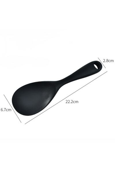 Multiamo Hard Tip Heat Resistant Fireproof Non-Stick Silicone 22 Cm Spoon