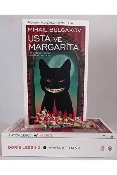 TÜRKİYE İŞ BANKASI KÜLTÜR YAYINLARI USTA VE MARGARİTA,MARTI,MARA İLE DAN