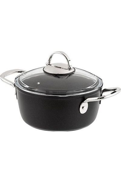 Nehir Titanium Black 20 cm Deep Pot