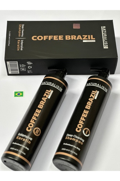 naturalissline Coffee Brazıl Keratin bakım brezilya fönü + Arındırıcı şampuan...