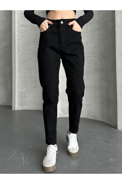 Linarose Mom Jean Stretchy Άνετη Γυναικεία Mom Jeans