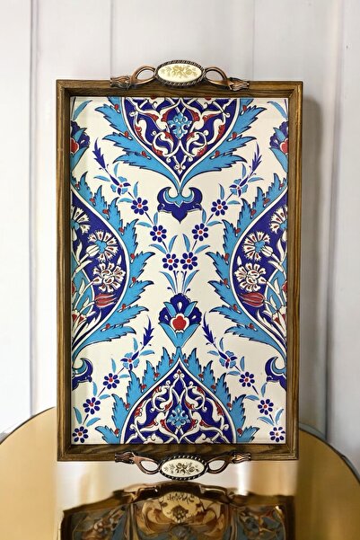 eporselen El Yapımı Sunumluk Tepsi (25 cm x 40 cm)