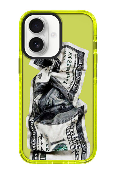 shoptocase iPhone 16 PLUS Dolars Desenli Impacts Telefon Kılıfı