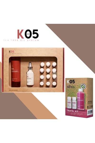 Kaaral Anti-Hair Loss Set K05 - 250Ml+50Ml Serum +Bulb Lotion 12X10 Seyahay Size 100ml