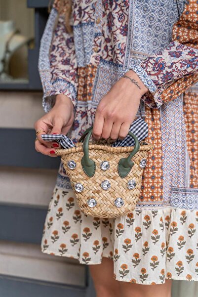 Matthew Cox Hsr1167 حقيبة كتف وكتف نسائية من القش