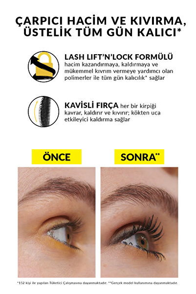 AVON WonderCurl Maskara ve Pırıltılı Göz Kalemi Paketi