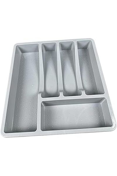 BEYLİNİ Beylini 5 θέσεων συρτάρι Organizer μαχαιροπήρουνων Fork Spoon Knife Organizer Practical Scoop 33x35 cm