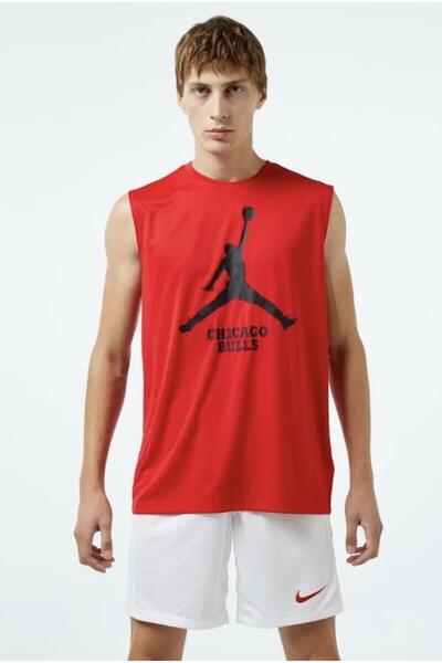 Nike Jordan Chicago Bulls Erkek Kırmızı Atlet