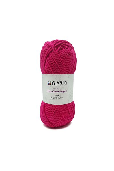 Filyarn 100 γραμμάρια Oeko-tex Certified Cotton Yarn για μωρό και γιλέκο - Σχέδιο πλεξίματος χειρός