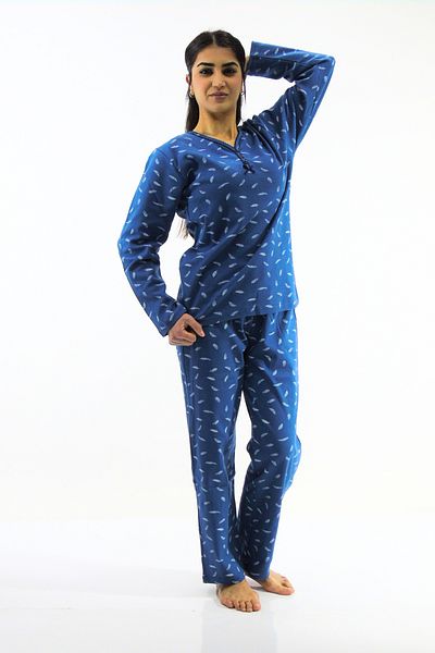 mefa Set pijamale interlock cu model