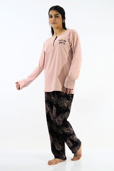 mefa Set pijamale interlock cu model
