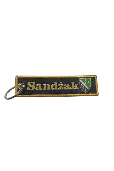Promojoy Bosnia Sancak Bosnia Fabric Woven Keychain