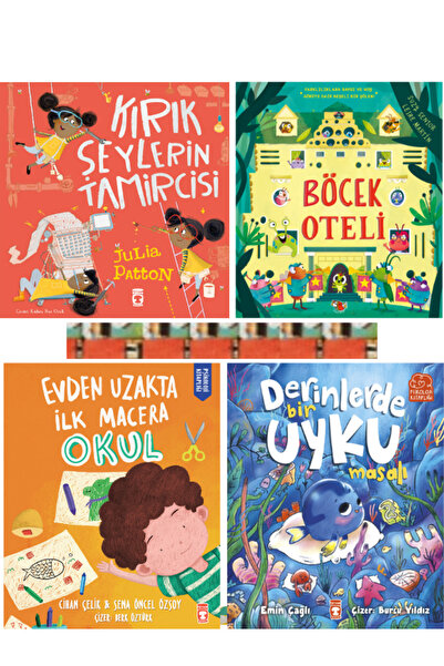 Timaş Çocuk 3-6 Yaş-Böcek Oteli,Kırık Şeylerin Tamircisi,Derinlerde Bir Uyku ...