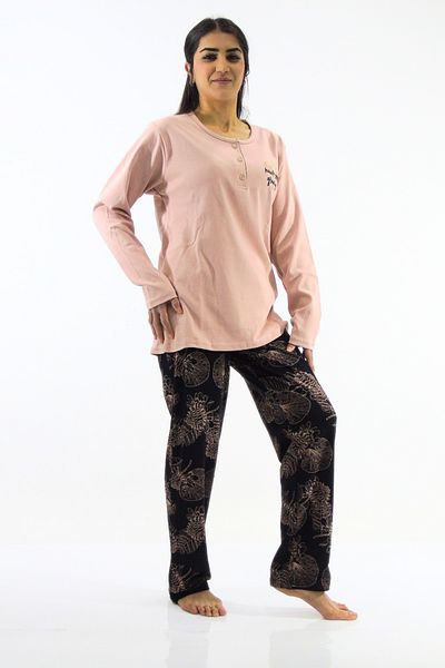 mefa Set pijamale interlock cu model