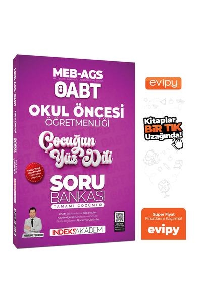 İndeks Akademi 2025 ÖABT MEB-AGS Okul Öncesi Öğretmenliği Çocuğun Yüz Dili So...