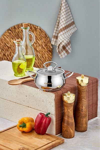 Cooker Stainless Steel Lara 12cm Deep Pot