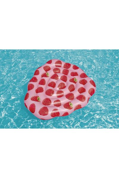 BESTWAY 65" X 59.5"/1.65M X 1.51M Scentsational Raspberry Pool Float 26-43396