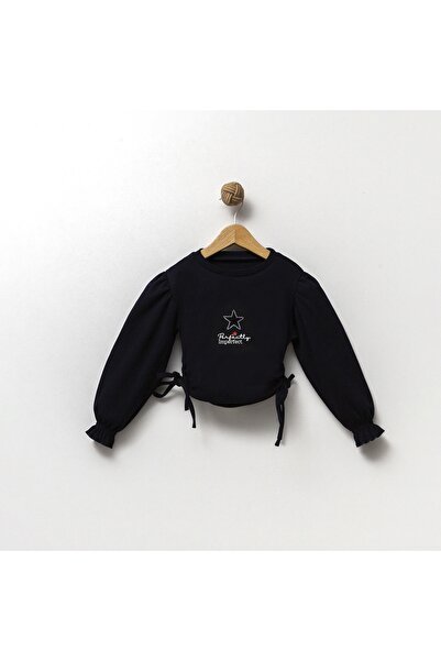 GLR KİDS UZUN KOL KALP DETAY BLUZ