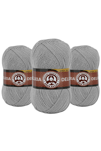 Ören Bayan Ören Deluxia 007 Model Knitting Yarn - 3 Τεμάχια
