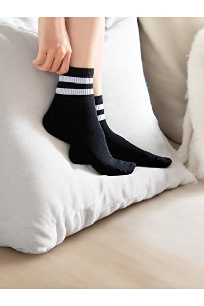 Marlin عبوة من 6 جوارب جامعية سوداء اللون للجنسين