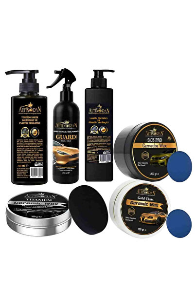 Altınoran 2 Torpido parlatıcı + 2 Guard Auto + 2 Lastik Parlatıcı + 2 SiO3 + ...