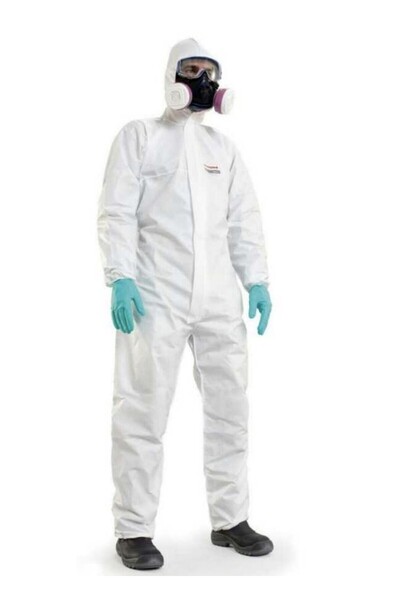 Generic Brand بدلة واقية للاستخدام مرة واحدة هانيويل 4180002 MUTEX 2 TYPE 5-6...