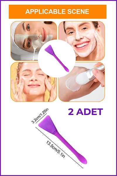 GXMPRO Silicone Mask Applying Spatula 2 Pieces Face Mask Applying Apparatus