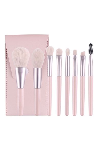 Z'oreya Set de pensule de machiaj de călătorie shpwave Mini 8 piese - Design modern 431550   htcx 1005813
