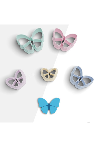 brocutters قالب قطع بوليمر كلاي على شكل فراشة، قالب حلق، قالب مجوهرات، قوالب ...