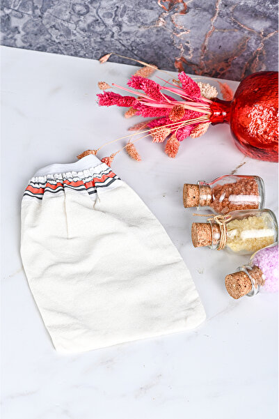 new tweet Lastikli Krep Kese Banyo Kesesi ve peeling eldiveni