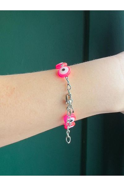 Tuana Trend Colorful Evil Eye Beads Stone Bracelet Vibrant Colors Suitable for All Sizes