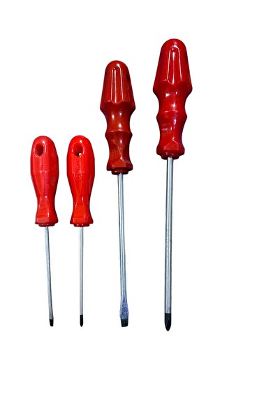 SERMER PAZARLAMA 4 lü tornavida seti 2 düz 2 yıldız tornavida