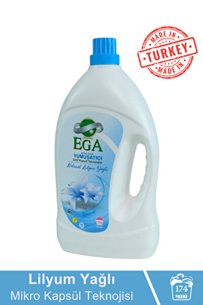 Ega Kimya Aktif Kapsül Teknolojili Lilyum Çamaşır Yumuşatıcısı 4100 ml 174 Yıkama