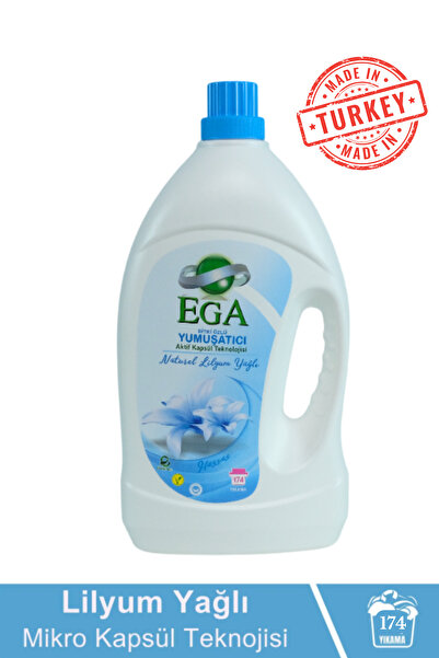 Ega Kimya Aktif Kapsül Teknolojili Lilyum Çamaşır Yumuşatıcısı 4100 ml 174 Yıkama