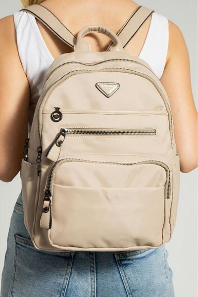 Baginn Σατέν Υφασμάτινο Γυναικείο Σακίδιο Πλάτης 35*25 εκ. Rain Repellent Fabric Mega Bag Κατάλληλο για καθημερινή χρήση