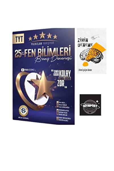 Bilgi Sarmal Yayınları BİLGİSARMAL TYT FEN YILDIZLAR YARIŞIYOR DENEME-ZİHİNDE...