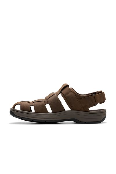CLARKS Brown Genuine leather Sandals For Mens