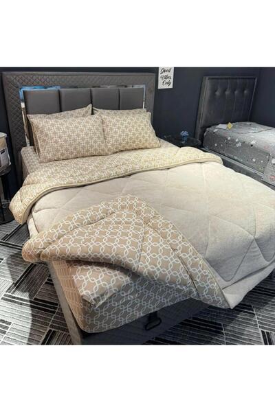 Welsoft TEK KISILIK CIFT TARAFLI YORGAN SETI