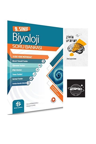 Karma Kitaplar BİLGİSARMAL 9.SINIF BİYOLOJİ SORU BANKASI-ZİHİNDENEME-İST1667