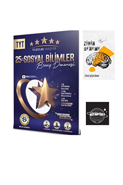 Bilgi Sarmal Yayınları BİLGİSARMAL TYT SOSYAL YILDIZLAR YARIŞIYOR DENEME-ZİHİ...