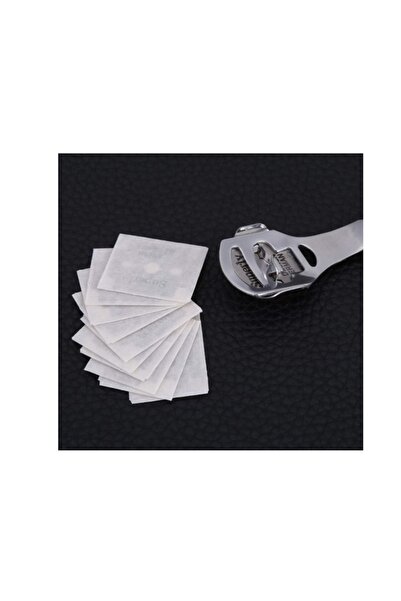 gaman Paslanmaz Çelik Ayak Nasır Sökücü-Jiletli Sert Topuk Törpüsü Nasır Kesici Paspa(10 Jilet Hediye)