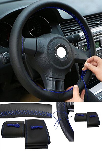 Genel Markalar Volkswagen Jetta 2011 Ve Sonrası Uyumlu Direksiyon Kılıfı Dikm...