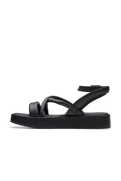 CLARKS Black Genuine leather Sandals For Womens