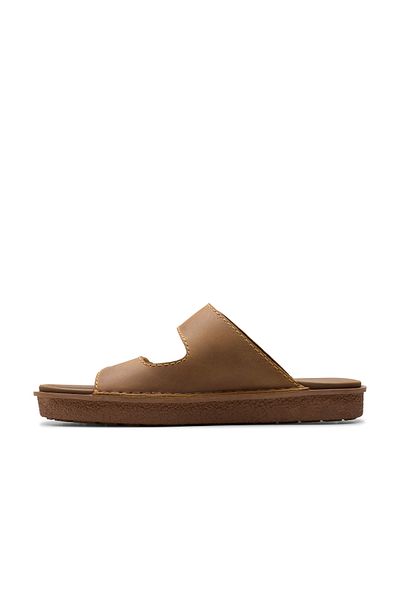 CLARKS Brown Genuine leather Sandals For Mens