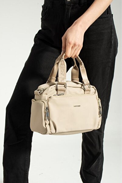 Baginn Жіноча сумка через плече 32*22 см з поперечним ременем Поштова сумка Мега сумка з атласної тканини Сумка на ручці