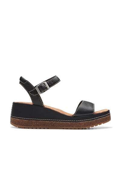 CLARKS Black Genuine leather Sandals For Womens