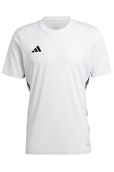 adidas Ανδρικό λευκό αθλητικό μπλουζάκι - Tabela Casual