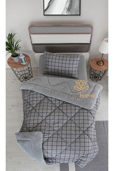 argehome مربع مدخن - طقم وسادة ووسادة من القطيفة على الوجهين من Wellsoft