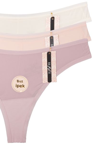 Bravie Ice Silk Fabric Thong - Lightness Like No
