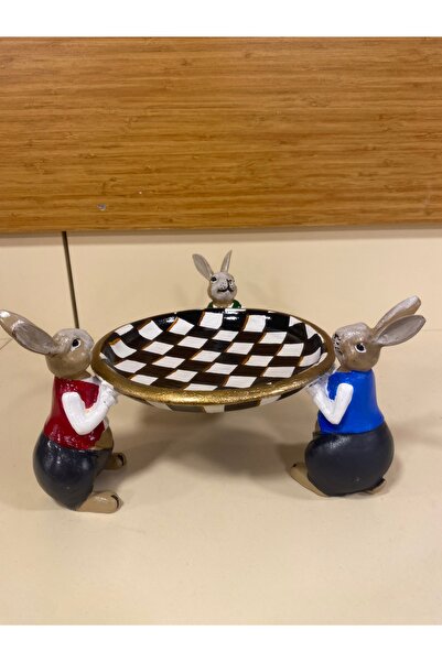 PLUS HOME DEKORATİF EL YAPIMI DAMALI SUNUM OBJE